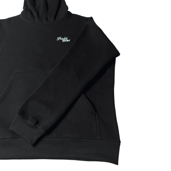 BASIC HOODIE JET BLACK - Image 4